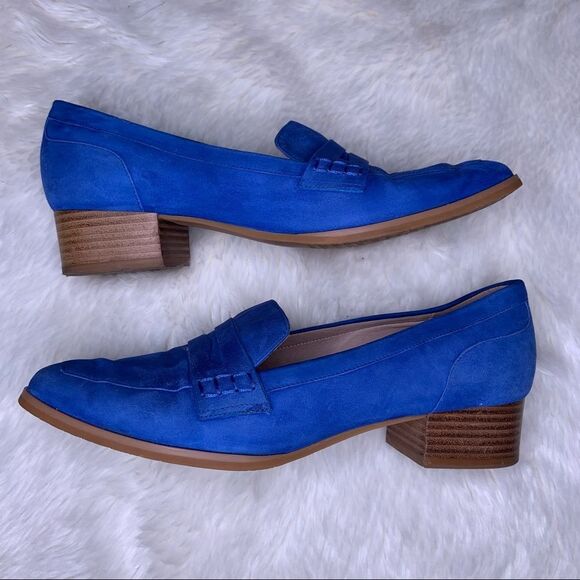 Sz 38 Cobalt Blue Pretty Loafers by Le Saunda - Picture 7 of 9